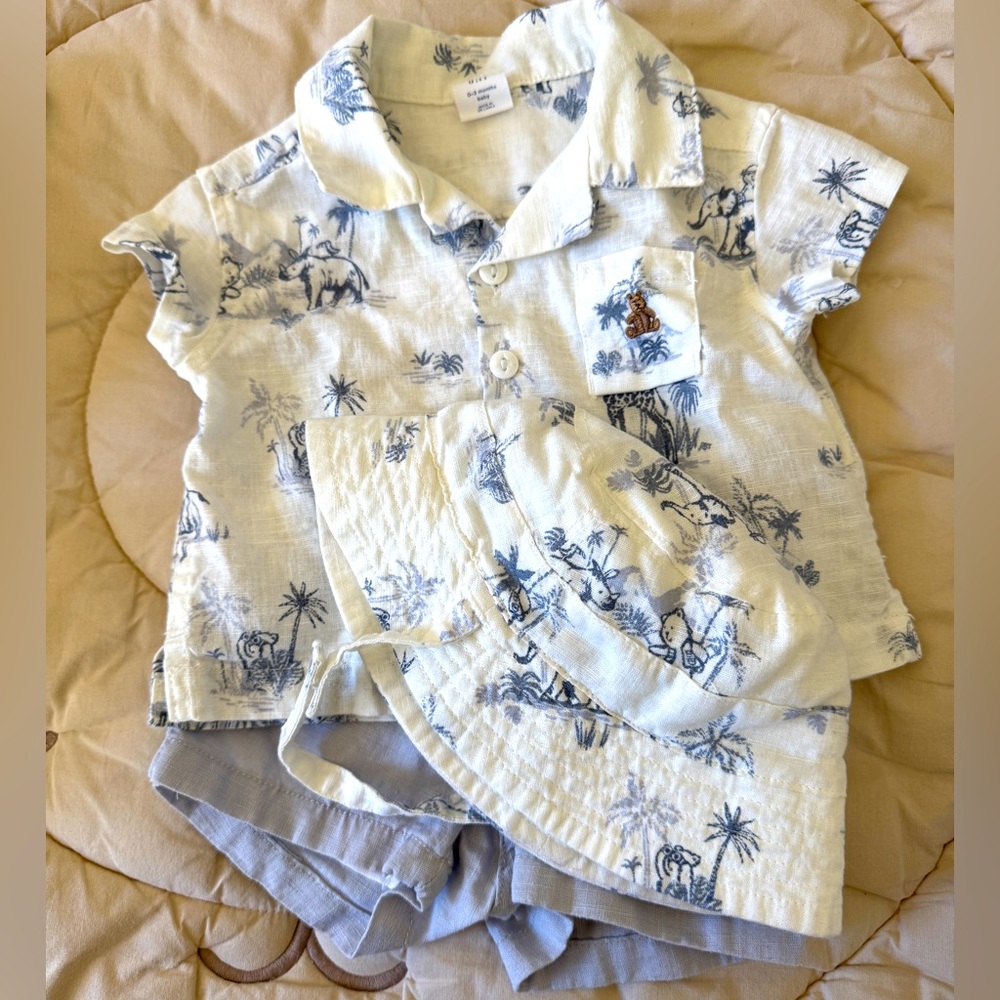 Baby boy matching set